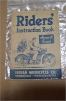 Indian Motorcycle Co. Rider's Instruction Book