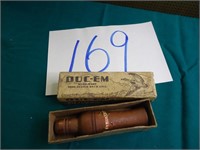 VINTAGE DUC-UM HAND MADE TONE TESTED DUCK CALL