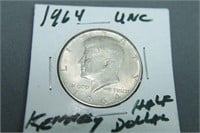 90% 1964 Silver Kennedy Half Dollar