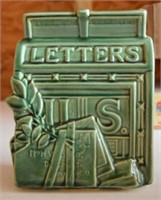 McCoy "Letters" Box Pottery Planter