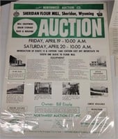 Sheridan Flour Mill Auction Flyer (late 70s), etc.