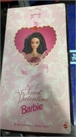 Barbie collector 
Hallmark sweet valentine
Avon