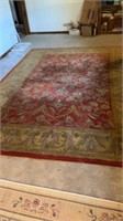 Large red & gold rug