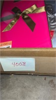 Xmas box with ribbon & tags