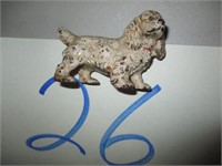 SMALL ANTIQUE CAST METAL DOG