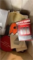 Box of. Misc car supplies & more