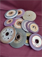 Box Lot of Grinding Wheels, Various Sizes