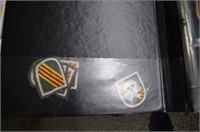 Military Patches in Binder