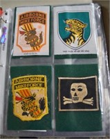 Military Patches in Binder