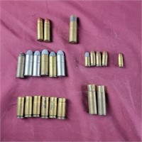 Misc Group of Ammo and Casings, 45 Colt, 32,