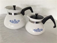 Vintage Corning Ware Tea Pots