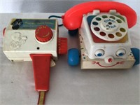 Vintage Fisher Price Phone & Camera (works)