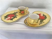 Lilian Vernon Vintage Cup/Plate Set