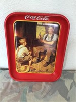 Vintage 1987 coke tray.