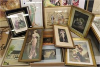 10 Framed Miscellaneous Pieces of Art