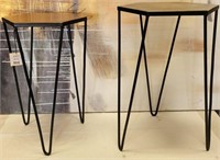 43 - NEW WMC PAIR OF ACCENT TABLES (G15)
