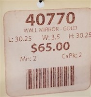 43 - NEW WMC WALL MIRROR 30" (65.00) (H51)