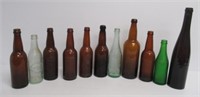 Antique/Vintage Glass Beer Bottles.
