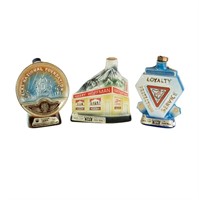(3) Jim Beam Collectible Decanters