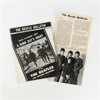 1964 Beatles Bulletin 'A Hard Day's Night' Script