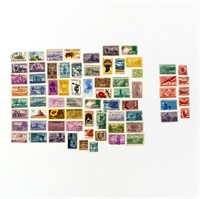 Used US Stamps Incl. Statehood Centennials & Air M