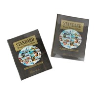 Harris Standard World Stamp Album in 2 Volumes
