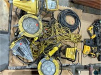 Explosion proof flood lights electrical cords halo