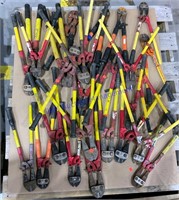 Bolt cutters cable cramps assorted