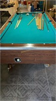 US Billiards Coin Op Pool Table with all
