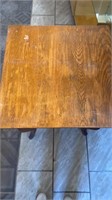 Oak lamp table 24 x 24 30