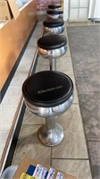 IceCream Parlor stools. spin new upholstery