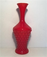 MCM CASED TEXTURED GLASS VASE