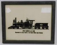 * Union Pacific No. 119 (1868) Soft Silhouette -