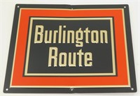 Burlington Route Railroad Sign