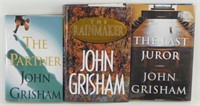 3 John Grisham Hardcover Books w/ Dust Jackets