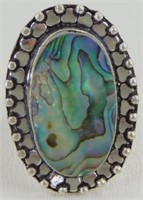 Abalone Shell Ring - Size 8