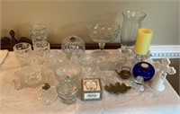 Glassware,Candy Dish,Vases,Compote etc