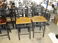 2 Metal Frame Bar Stools