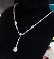 3.5ct Diamond Necklace, 18k gold