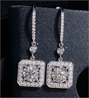 0.72ct Diamond Earrings, 18k gold