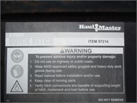 Haul Master 3 Point Tractor Quick Hitch Mdl 97214