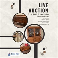 LIVE AUCTION!! VAN HECK DOWNSIZING AUCTION!