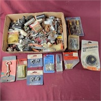 Box Lot of Misc Hardware - snap, fastners, air