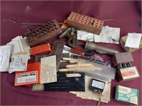 Box Lot of Tools and Miscellaneous Tool Pieces,