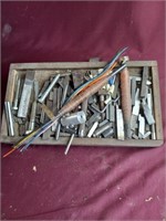 Box Lot of Metal Bits and Wedges