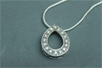 Beautiful Sterling Silver Lady's Necklace