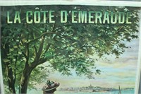Vintage La Cote D' Emeraude Poster