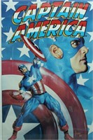 Vintage Marvel Comic Captain American Poster