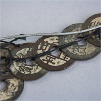 Chinese Coins Strung