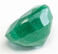 9.20ct Oval Cut Green Natural Emerald GLI